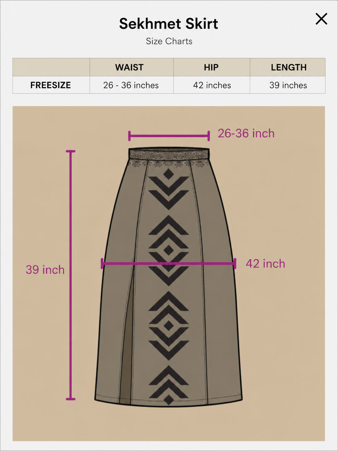 Sekhmet Skirt